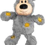 - Wild Knots Bear - Internal Knotted Ropes and Minimal Stuffing for Less Mess (Assorted Colors) - For X-Small Dogs